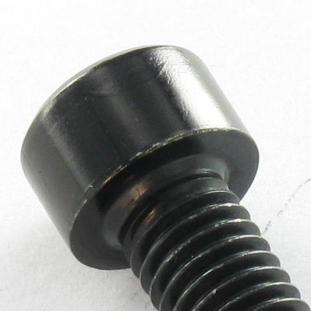 1 x Vis métaux CHC BTR M3X10 Filetage total Classe 8.8 Clé de 3 HC3 Acier zingué noir microvis