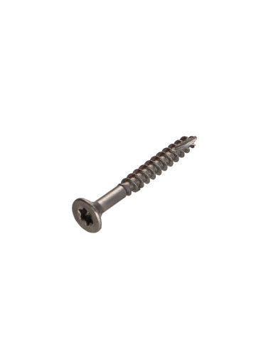 1 x Vis bois TEKOR Inox A2 Tête fraisée Cranté...