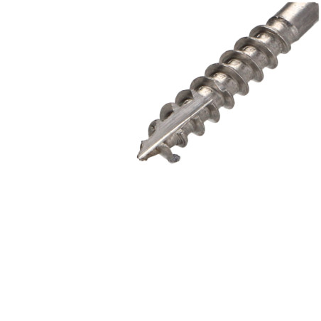 1 x Vis bois TEKOR Inox A2 Tête fraisée Cranté TORX T10 3.5X25 Filetée sur 18 Pointe antifendage type 17