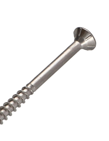 1 x Vis bois TEKOR Inox A2 Tête fraisée Cranté...