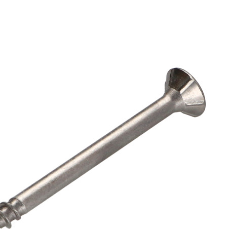 1 x Vis bois TEKOR Inox A2 Tête fraisée Cranté TORX T25 6X110 Filetée sur 70 Pointe antifendage type 17