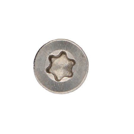 1 x Vis bois TEKOR Inox A2 Tête fraisée Cranté TORX T10 3X25 Filetée sur 18 Pointe antifendage type 17 microvis