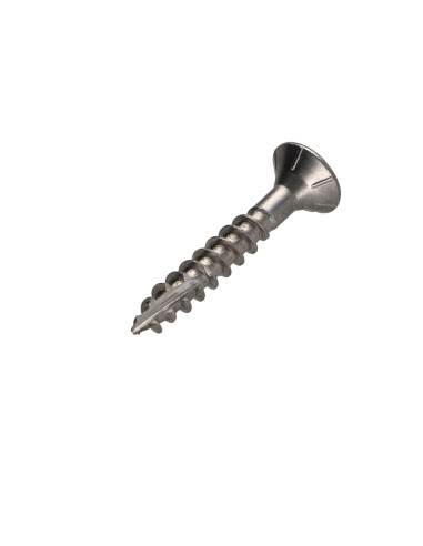 1 x Vis bois TEKOR Inox A2 Tête fraisée Cranté...