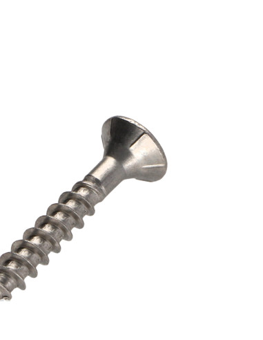 1 x Vis bois TEKOR Inox A2 Tête fraisée Cranté...