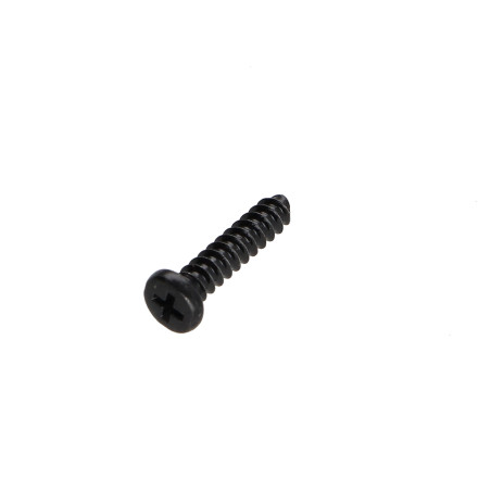 1 x Vis autotaraudeuse Pour Plastique Tête cylindrique TC Phillips n° 0 1.4X6 Acier zingué noir microvis
