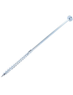 VBA Vis bois agglo Tête disque TORX T40 8X360 Acier zingué