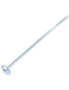 VBA Vis bois agglo Tête disque TORX T40 8X360 Acier zingué 2