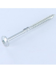 VBA Vis bois agglo Tête disque TORX T40 8X80 Acier zingué