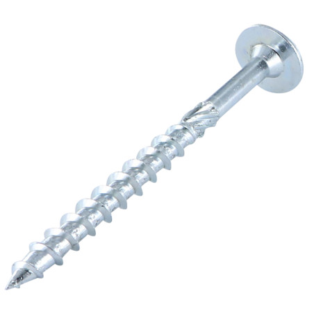 1 x VBA Vis bois agglo Tête disque TORX T40 8X160 Acier zingué