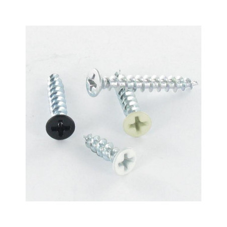 1 x Vis pvc Inox A2 Tête fraisée bombée TFB Phillips 4.2X35