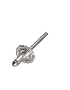 Rivet aveugle Aluminium Tige acier 4X10 Tête Large