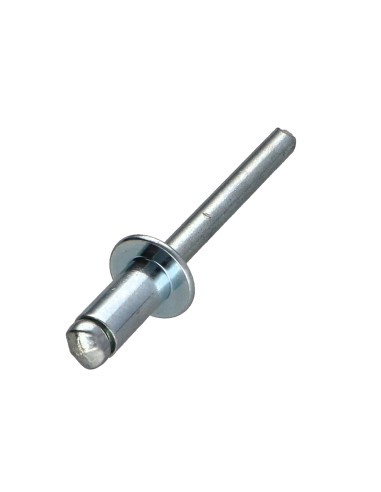1 x Rivet aveugle tout acier 6X12 Tête Plate