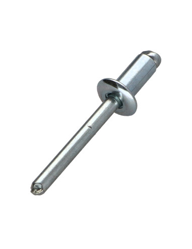 1 x Rivet aveugle tout acier 6X12 Tête Plate