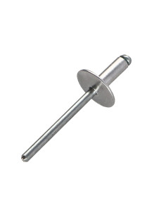 Rivet aveugle Aluminium Tige acier 4X16 Tête Large 2