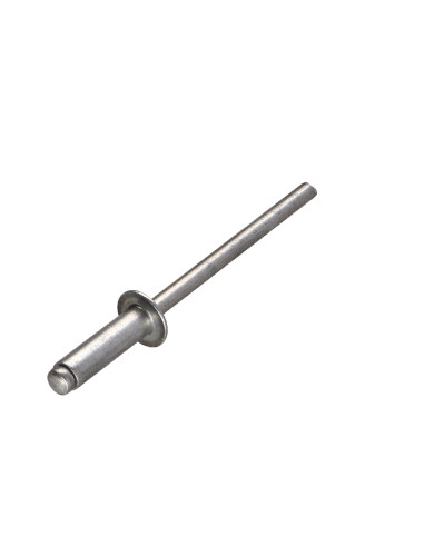 1 x Rivet aveugle tout alu 4X12.9 Tête plate