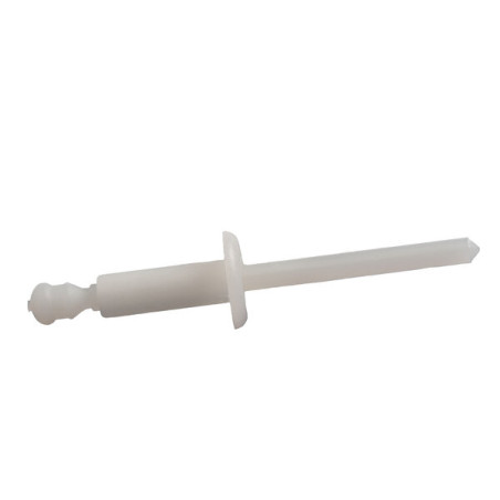 1 x Rivet Aveugle Tête Plate Nylon Polyamide 6.6 4X12