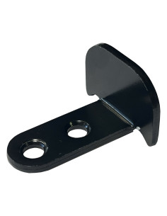 Battement coudé pour espagnolette de volet 25MM Noir