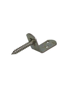 Lot de 4 equerres pour panneau tressé en forme L avec vis...