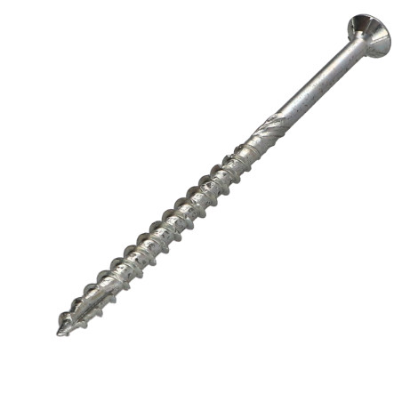 1 x VBA3 Tête fraisée Cranté 4X60 Filetée sur 39 TORX T20 Acier zingué
