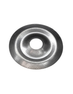 Rosace plate 25 Acier zingué