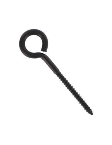 1 x Piton Bois Inox A4 Noir 10X125 Filetée sur...