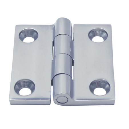 1 x Charnière Carrée 50X50 Inox A4