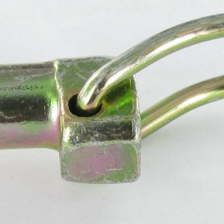 1 x Goupille clips 8X40 Pour Tube Bichromaté