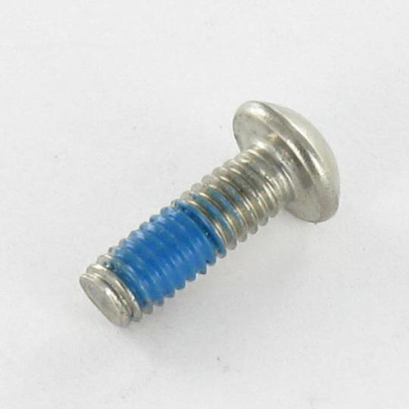 1 x Vis métaux Inox A2 BHC (Tête Bombée Hexagonal creux) M6X10 Filetage total Clé de 4 HC4 Frein filet TUFLOK 180