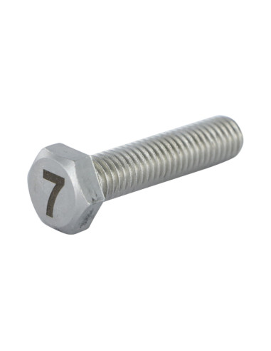 1 x Vis métaux Tête hexagonale TH 8X35 Inox A4...