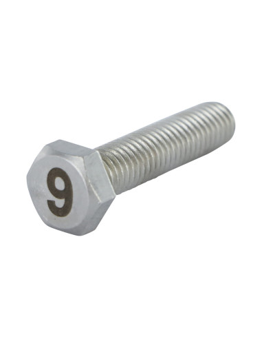 1 x Vis métaux Tête hexagonale TH 8X35 Inox A4...