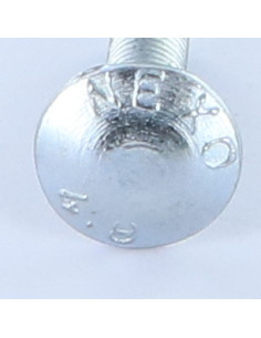 TRCC JAPY tête ronde collet carré M8X30 Filetée sur 22... 2
