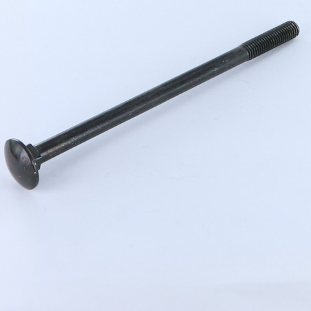 1 x TRCC JAPY tête ronde collet carré M8X110 Filetée sur 22 Filetage partiel Acier zingué noir