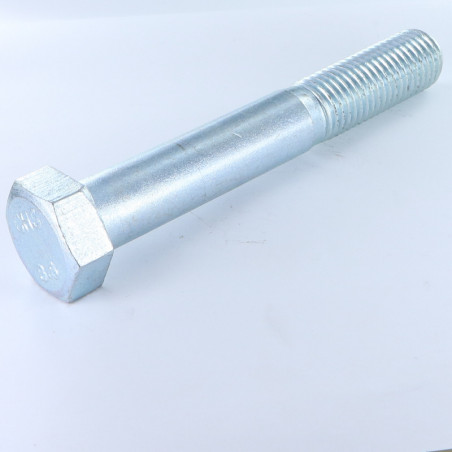1 x Corps de boulon filetage partiel Tête hexagonale TH M20X230 Classe 8.8 Acier zingué