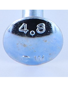TRCC JAPY tête ronde collet carré M12X75 Filetage partiel...