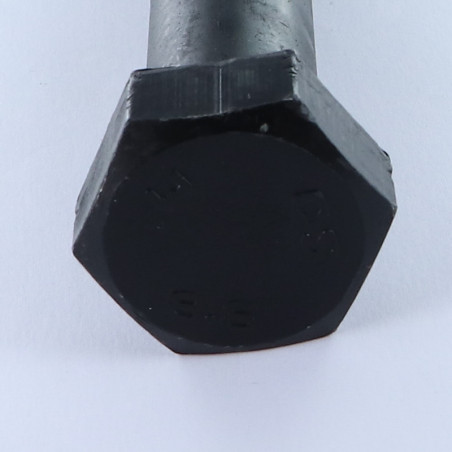 1 x Corps de boulon filetage partiel Tête hexagonale TH M24X250 Classe 8.8 Acier brut