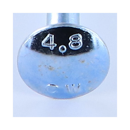 1 x TRCC JAPY tête ronde collet carré M10X89 Filetage partiel Acier zingué