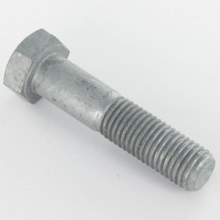 1 x Corps de boulon filetage partiel Tête hexagonale TH M16X60 Classe 8.8 Acier brut Géomet 500A