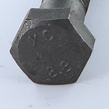 1 x Corps de boulon filetage partiel Tête hexagonale TH M20X70 Classe 8.8 Acier
