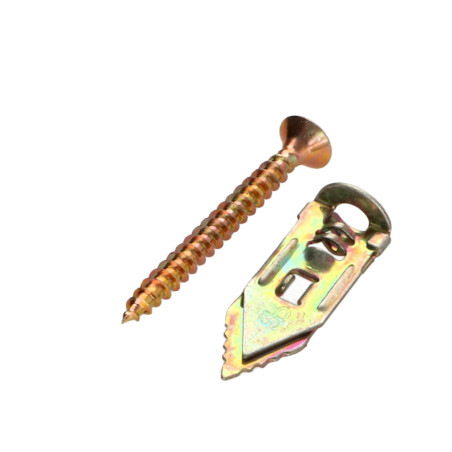 1 x Cheville à clouer métallique 10.5X30 Avec Vis RAWLPLUG