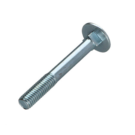 1 x TRCC JAPY tête ronde collet carré M8X60 Filetée sur 22 Filetage partiel Acier zingué