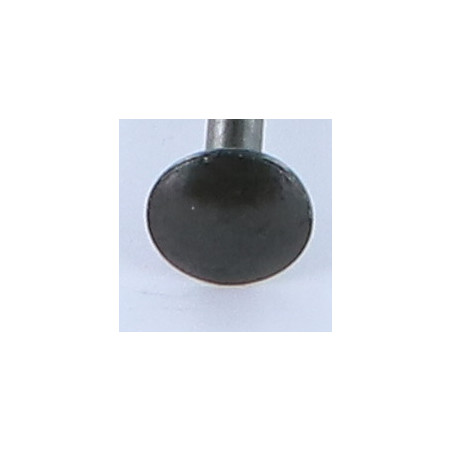 1 x TRCC JAPY tête ronde collet carré M7X80 Pas de 100 Filetage partiel Acier zingué noir