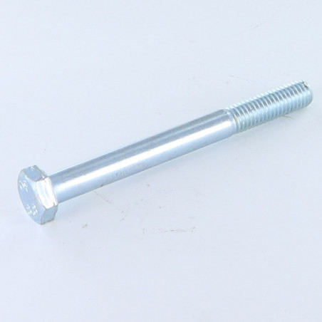 1 x Corps de boulon filetage partiel Tête hexagonale TH M6X100 Classe 8.8 Acier zingué
