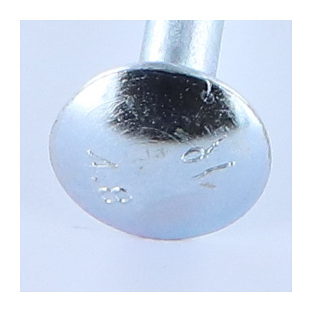 1 x TRCC JAPY tête ronde collet carré M14X100 Filetage partiel Acier zingué
