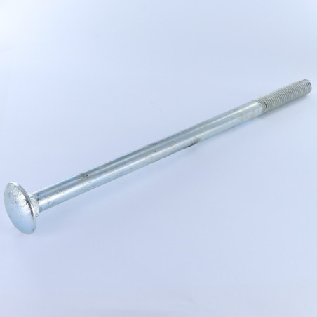 1 x TRCC JAPY tête ronde collet carré M12X325 Filetage partiel Acier zingué