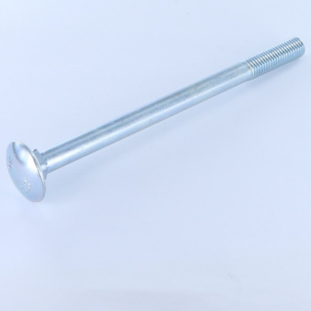 1 x TRCC JAPY tête ronde collet carré M10X200 Filetage partiel Acier zingué