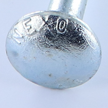 1 x TRCC JAPY tête ronde collet carré M10X200 Filetage partiel Acier zingué