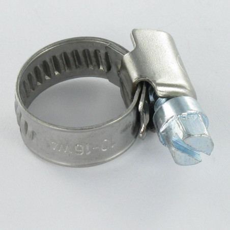 1 x Collier Inox W5 Diamètre 12 à 22 largeur de la bande 9