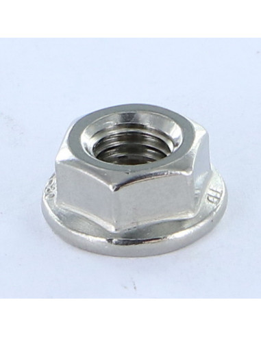 1 x Ecrou Embase lisse M8 Inox A4 80