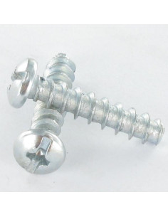 Vis Euro Tête cylindrique bombée TCB POZI et fendu 6X35...