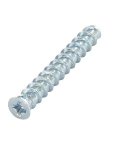 Vis Euro Tête fraisée Pozi 6X12 Diamètre de tête: 8 Acier...